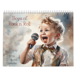 Boys of Rock and Roll 2026カレンダー12ヶ月 カレンダー