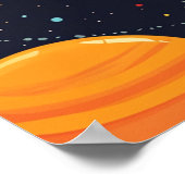 Boys Outer Space Planets誕生日歓迎ポスター ポスター (角)