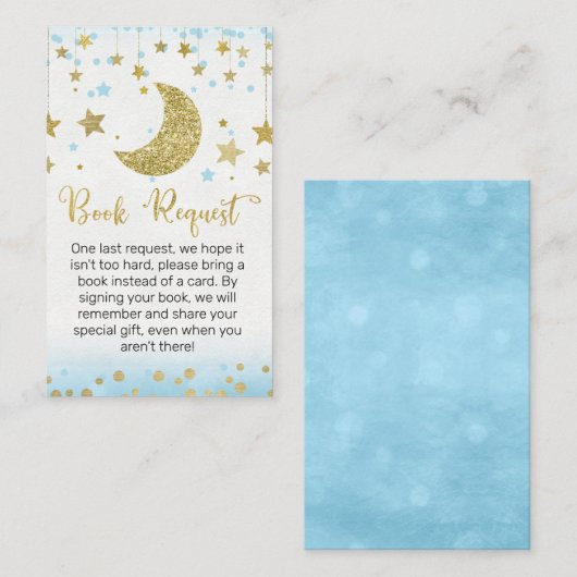 Boys Over The Moon Book Request Insert 名刺 (正面/裏面)