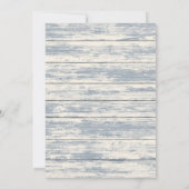 Boys Plaid Green Brown First Rodeo 1st Birthday 招待状 (裏面)