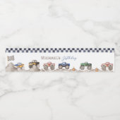 Boys Racing Birthday Party Decorations ペットボトルラベル (シングルラベル)