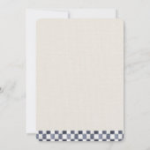 Boys Racing Party Stationery Thank You (裏面)