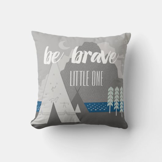 Boy's Room Be Brave Little One クッション (正面)