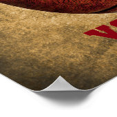 Boys Room Decor Basketball Personalized ポスター (角)