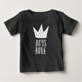 Boys rule ベビーTシャツ (正面)