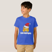 Boy's Santa Emoji Shirt Bah Humbug Tシャツ (正面フル)