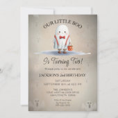 Boy's Second Birthday Party Invitation 招待状 (正面)