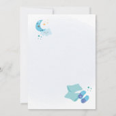 Boys Sleepover Invitation – PJs, Pillows & Gaming 招待状 (裏面)