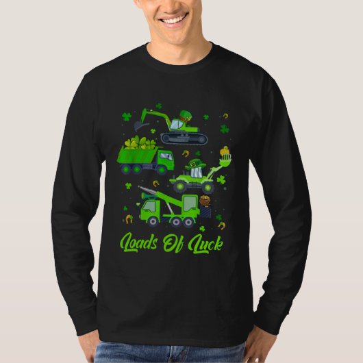 Boys St Patricks Day  Truck Loads Of Luck Buffalo  Tシャツ (正面)