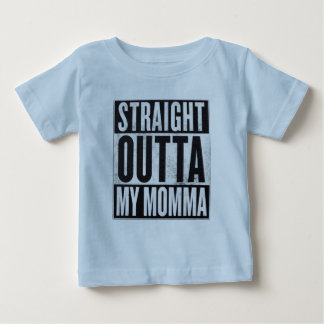Boy's Straight Outta MyママおもしろいTee ベビーTシャツ