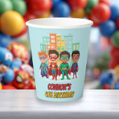 Boys Superhero Birthday Party Paper Cup 紙コップ