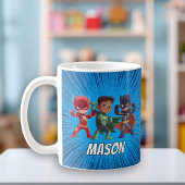Boys Superhero Custom Name Mug コーヒーマグカップ