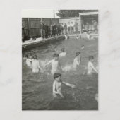 Boys Swimming, CA 1920はがき ポストカード (正面)