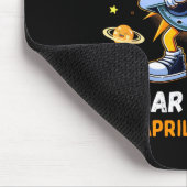 Boys Total Solar Eclipse Dabbing Toddler マウスパッド (コーナー)