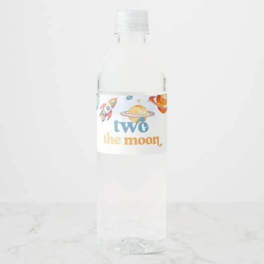 Boy's Two The Moon Water Bottleラベル ペットボトルラベル (正面)