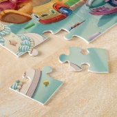 Boy's Whimsical Birthday Party & Cars ジグソーパズル (側面)