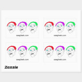 BOYZシ風変わりステッカー 長方形シール (シート)