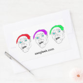 BOYZシ風変わりステッカー 長方形シール (封筒)