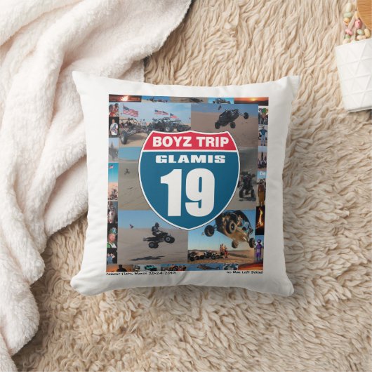 Boyz旅行2019の枕 クッション (ブランケット)