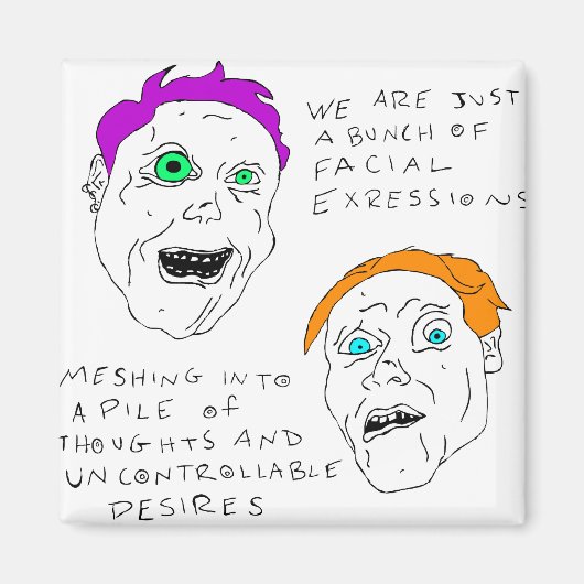 BOYZ磁風変わり石 マグネット (正面)