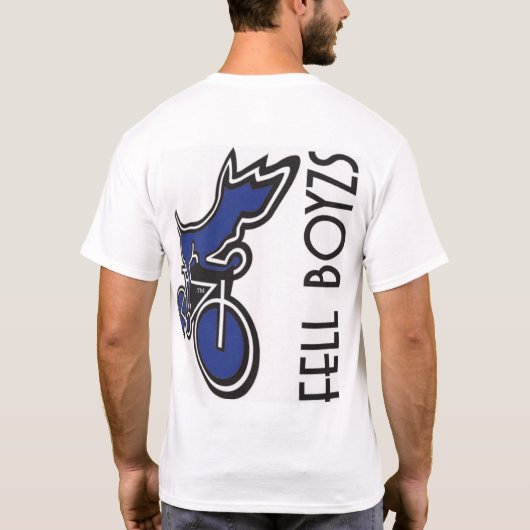 Boyzsはちょうど背部下りました Tシャツ (裏面)