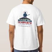 Bozemanのお茶会のTシャツ Tシャツ (裏面)