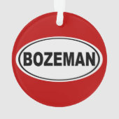 Bozemanモンタナ オーナメント (裏面)