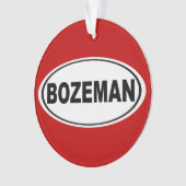 Bozemanモンタナ オーナメント (正面)