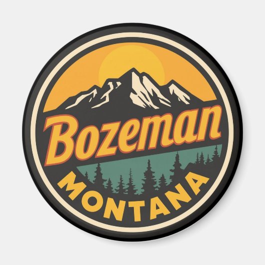 Bozeman, Montana マグネット (正面)