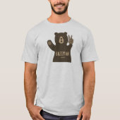 Bozeman Montana Peace Bear Tシャツ (正面)