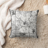 Bozhou China City Map クッション (ブランケット)