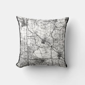 Bozhou China City Map クッション (正面)