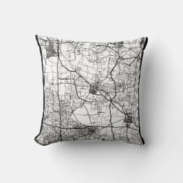 Bozhou China City Map クッション