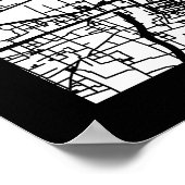 Bozhou China City Map ポスター (角)