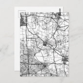 Bozhou China City Map ポストカード (正面/裏面)