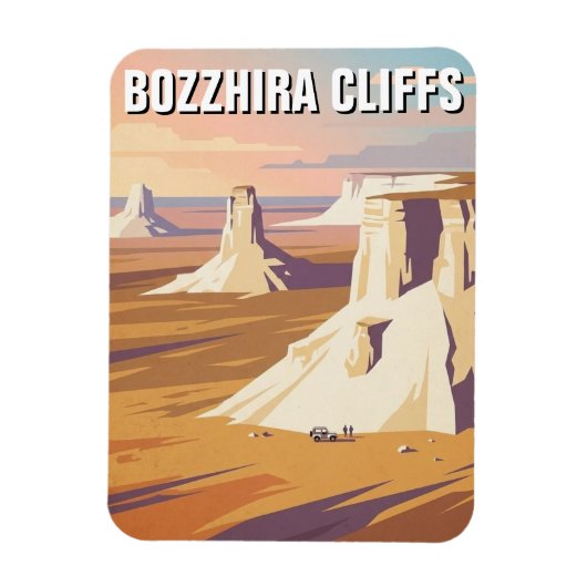 Bozzhira Cliffs Kazakhstan travel マグネット (縦)