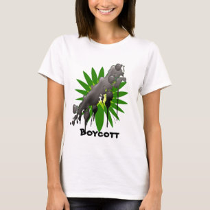 BPのボイコット湾の石油流出の恥 Tシャツ