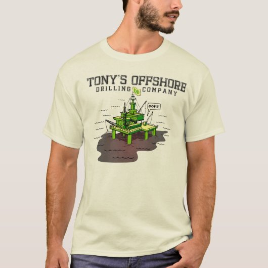 BPのワイシャツ- Tony's Offshore Drilling Companyの Tシャツ (正面)