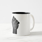 bpの握りこぶし ツートーンマグカップ (正面右)