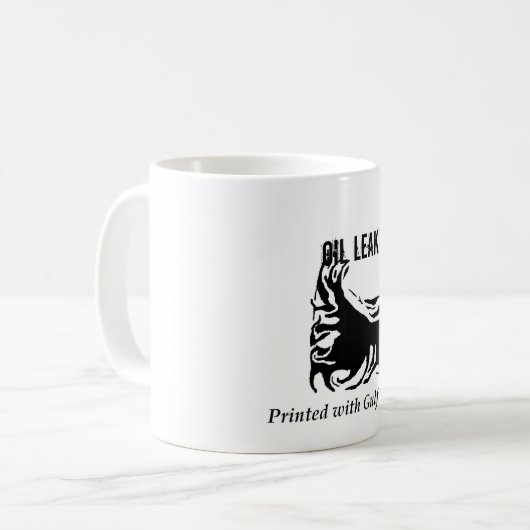 bpの石油流出のマグ コーヒーマグカップ (正面左)