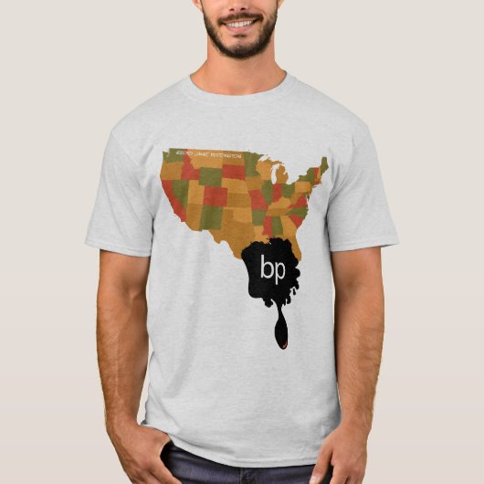 BPの石油流出 Tシャツ (正面)
