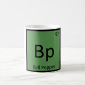 Bp – ベルペッパー化学周期表記号 コーヒーマグカップ (中央)