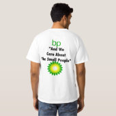BP: "私達は白の小さい人々について"気になり、 Tシャツ (裏面フル)