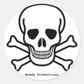 BP 7ホワイトステッカー ラウンドシール