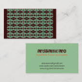 bpcのArtisanwareのデザインのビジネスまたはプロフィールカード 名刺 (正面/裏面)