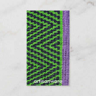 bpcのArtisanwareのニットのビジネスまたはプロフィールカード 名刺