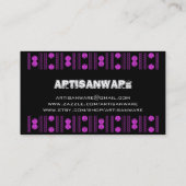 bpcのArtisanwareの金ゴールドのビジネスまたはプロフィールカード 名刺 (裏面)