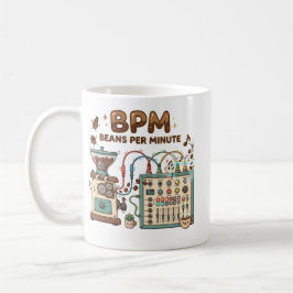 BPM – Beans Per Minute – Producer Kaffee コーヒーマグカップ