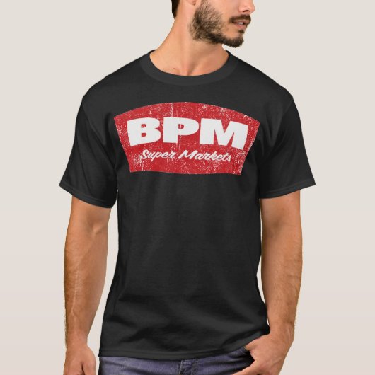 BPM T-Shirt - Brockton Public Market Retro 1970s Tシャツ (正面)