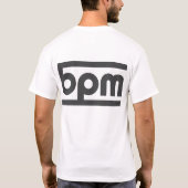 BPM - - v2.0ビート/分 Tシャツ (裏面)